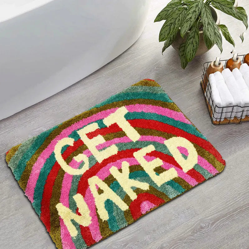 Alfombra de baño Arco Iris 'Desnúdate'