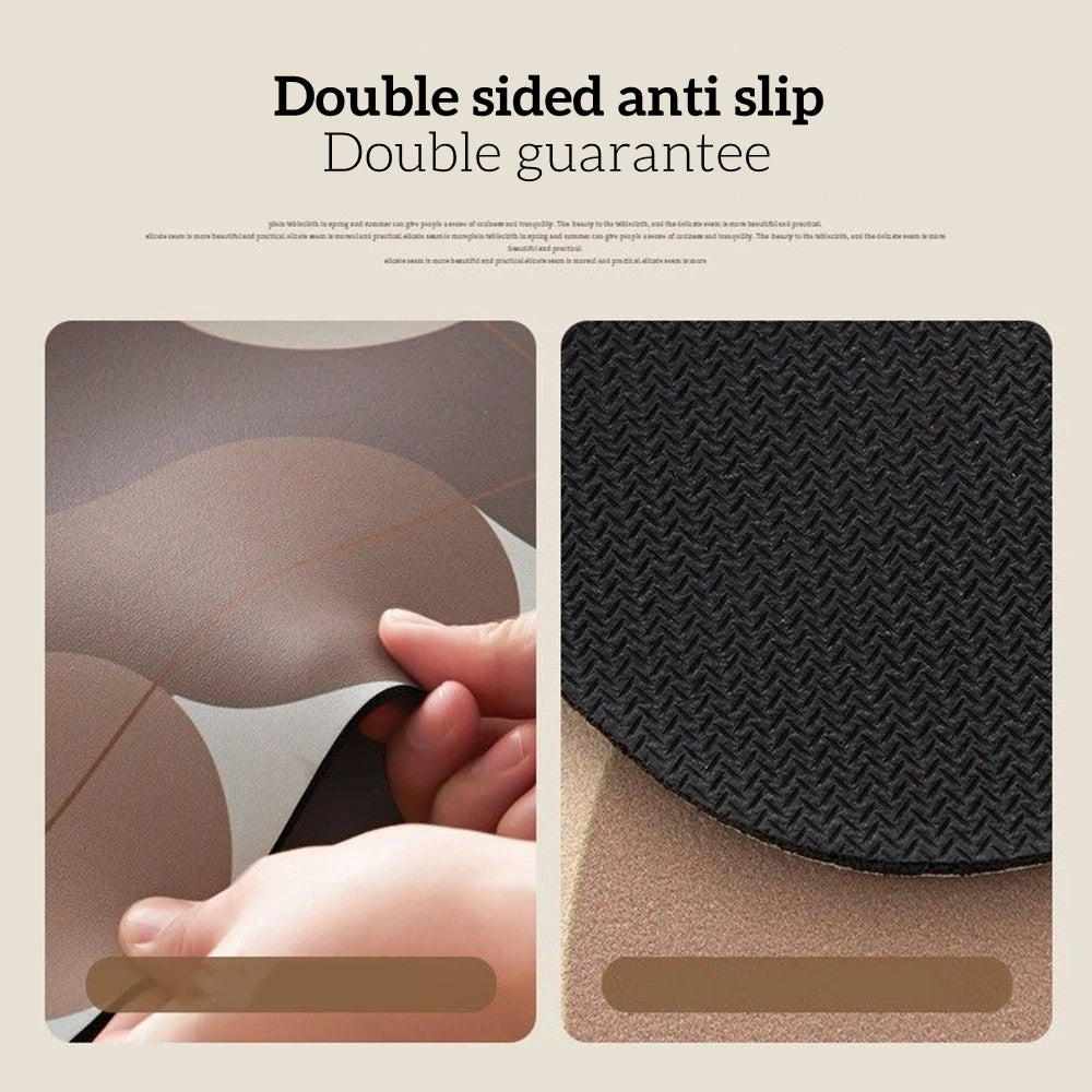 Geometric bath mat