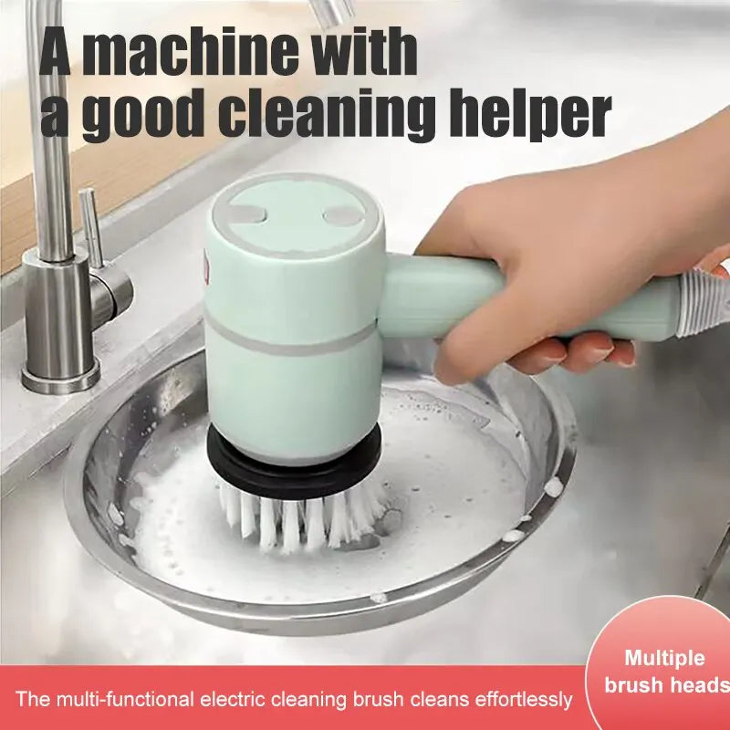 Multifunctional electric cleaning brush