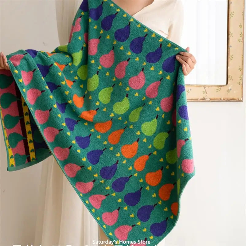 Graffiti pear towels