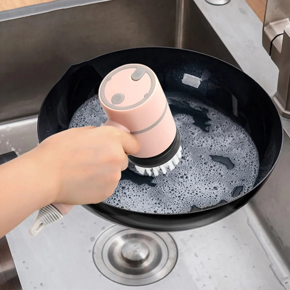 Multifunctional electric cleaning brush