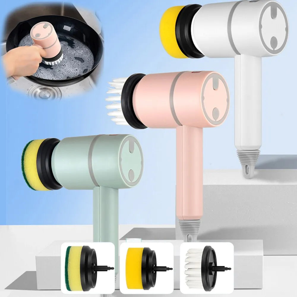 Multifunctional electric cleaning brush