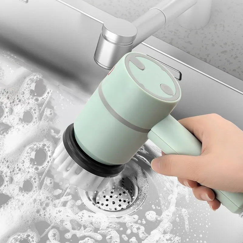 Multifunctional electric cleaning brush